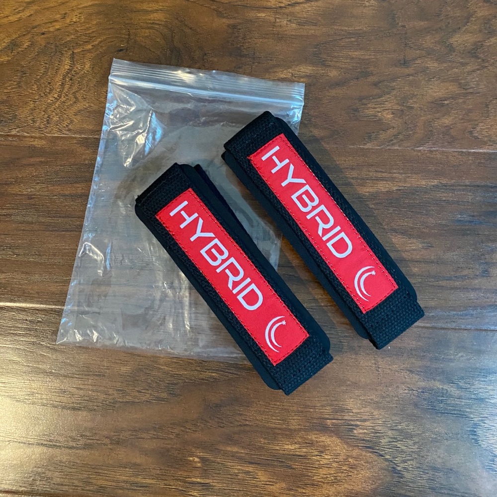 Hybrid lifting straps